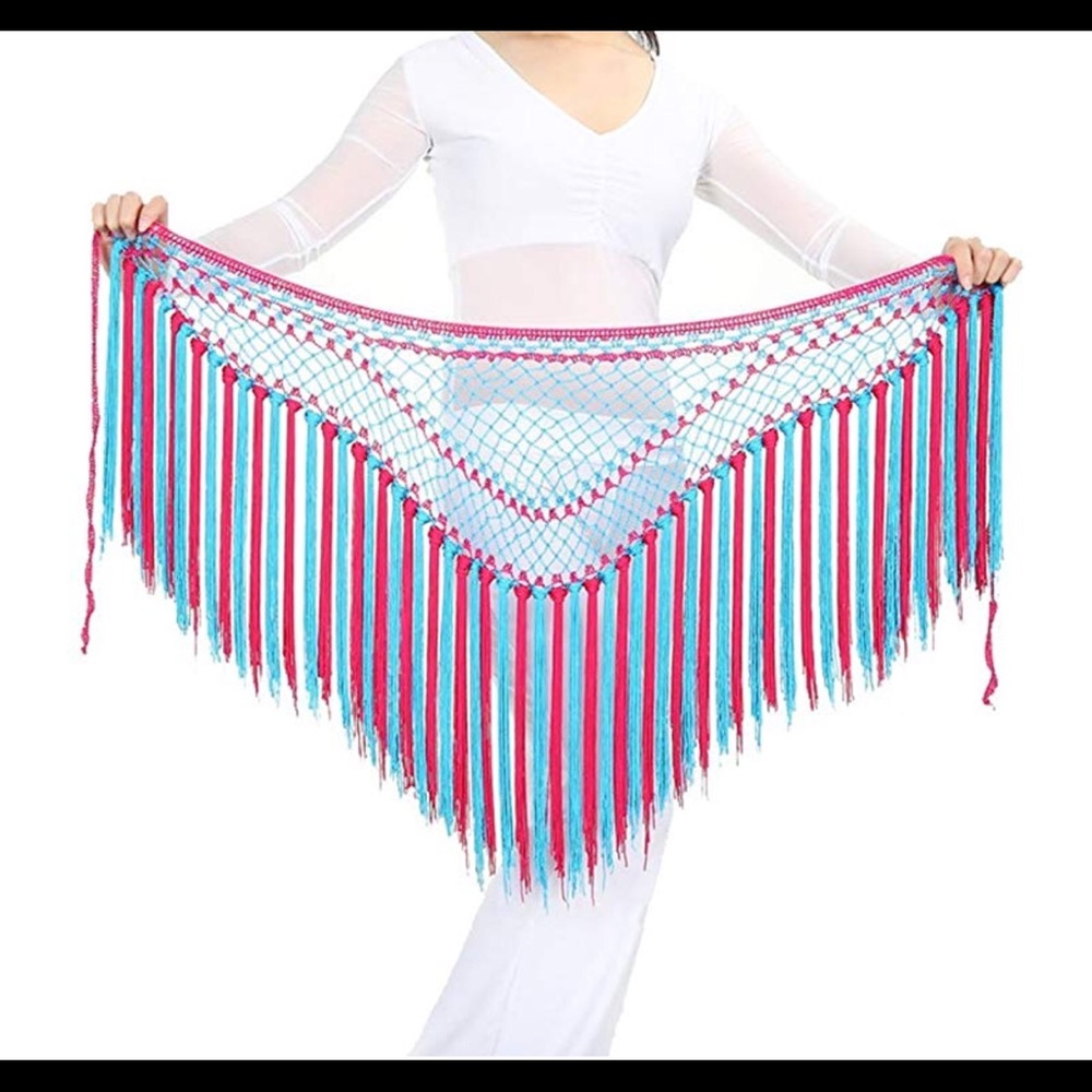 Argentinian Hip Scarf, Yoga, Mardi Gras, belly dan